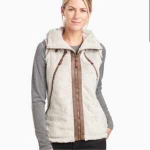 KUHL Flight Vest Ivory Size Medium